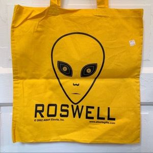 “Roswell” Canvas Bag in Mustard Yellow NWOT